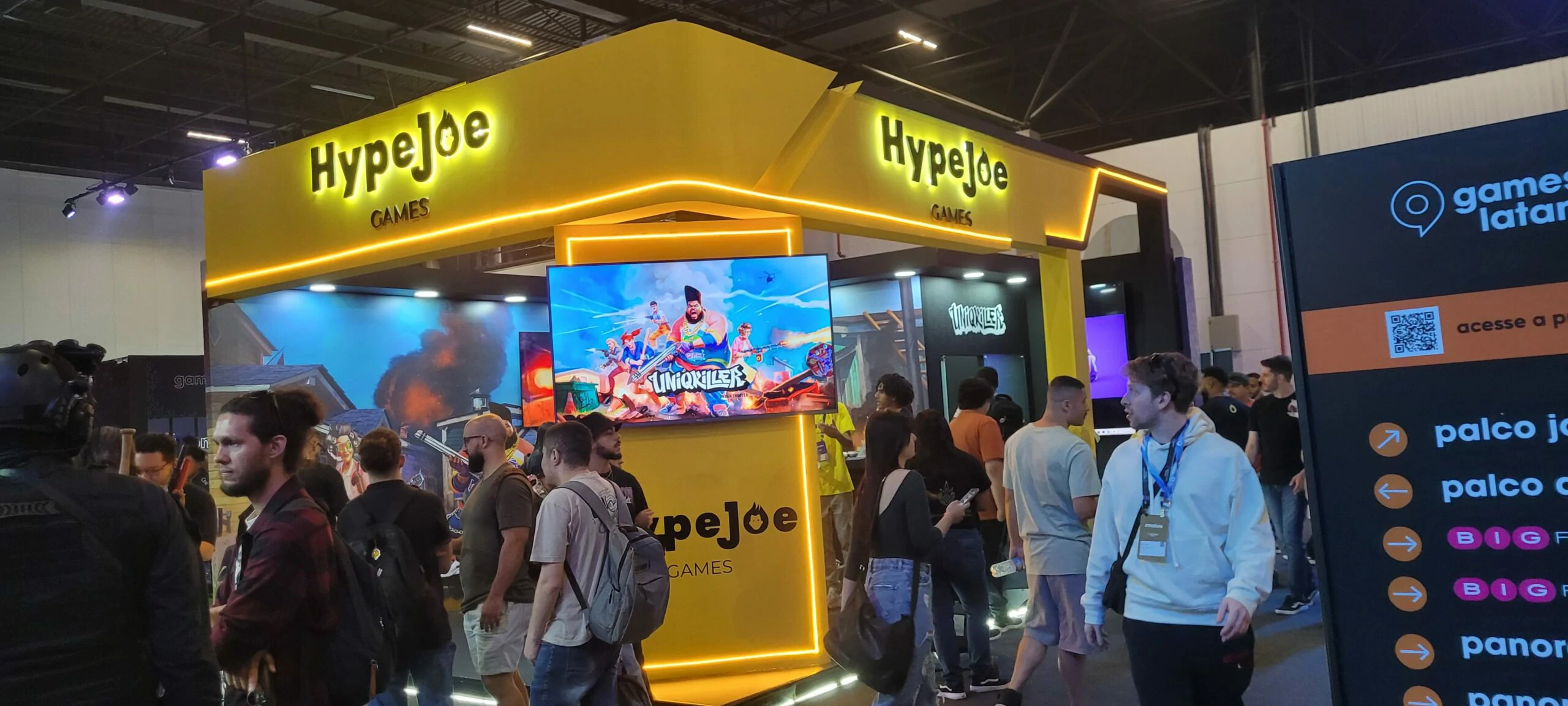 HypeJoe faz sucesso na Gamescom Latam com UniqKiller, novo game da empresa