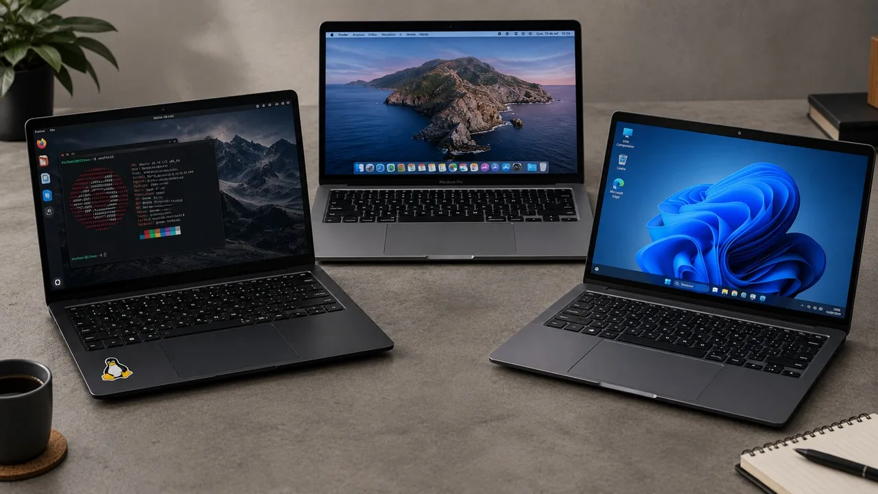 Windows, Linux ou macOS: quais as diferenças em 2026?