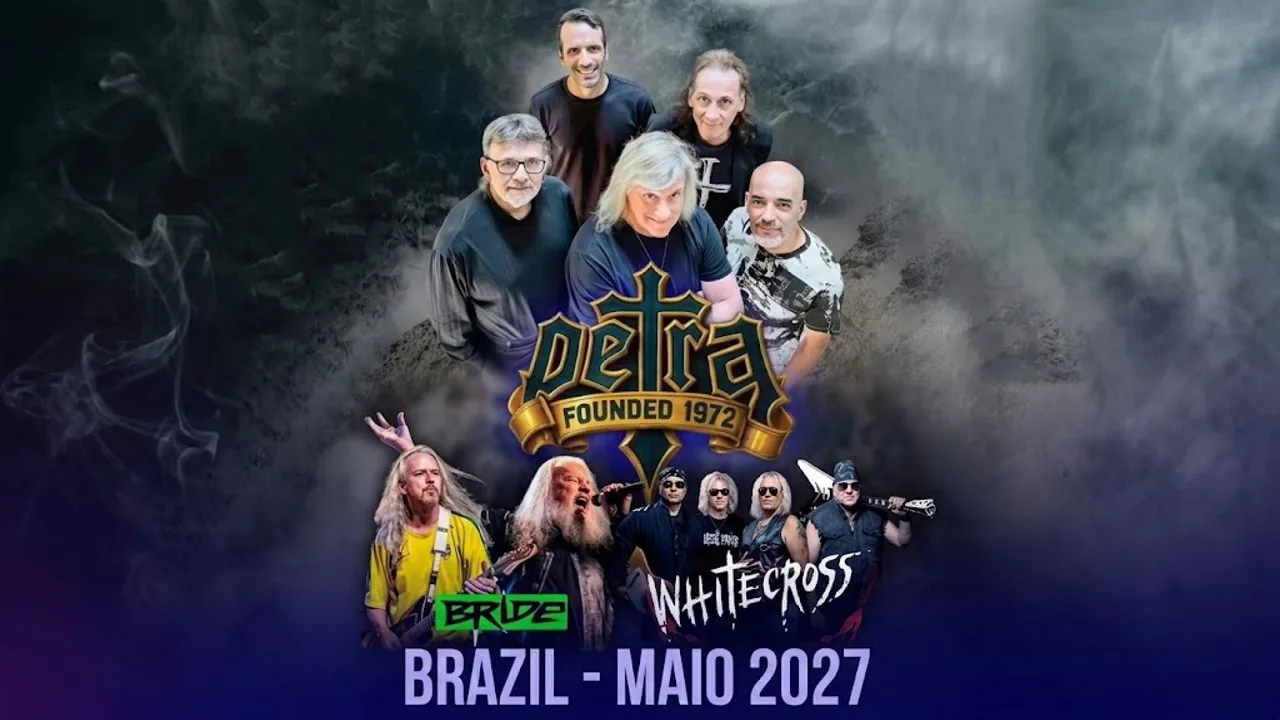 Petra, Whitecross e Bride anunciam turnê com 10 shows no Brasil