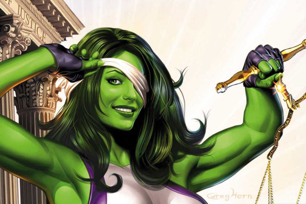 Artista cria arte de Mulher-Hulk com atriz de The Mandalorian