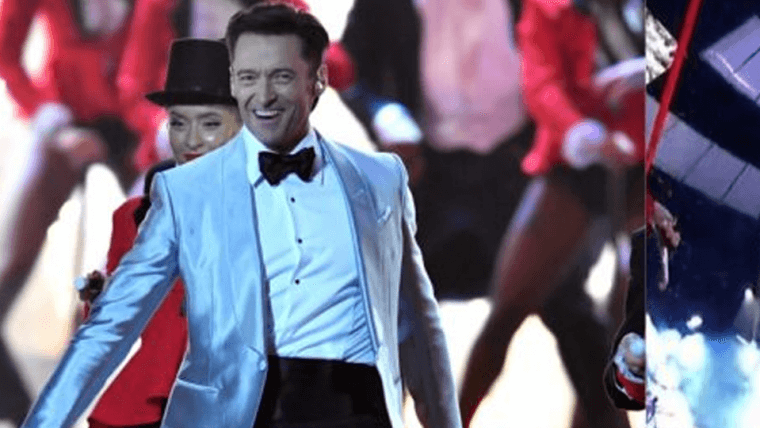 Hugh Jackman apresenta O Rei do Show ao vivo no BRIT Awards